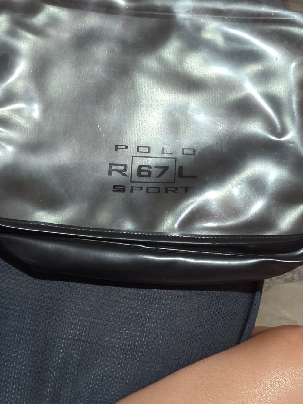 Polo by Ralph Lauren R67L Sport Black Messenger Bag